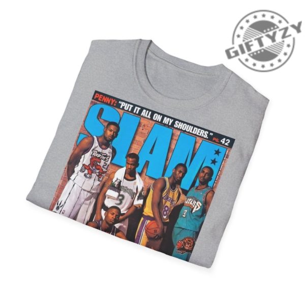 Vintage Kobe Bryant 1997 February Slam Cover Shirt giftyzy 9