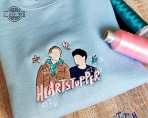 embroidered friendship and love story sweatshirt embroidered hoodie embroidery tshirt sweatshirt hoodie gift laughinks 1