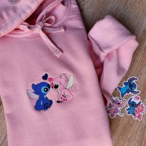 embroidered lovely characters embroidered sweatshirt embroidered hoodie embroidered t shirt love gifts valentines day gift couple love embroidery tshirt sweatshirt hoodie gift laughinks 1