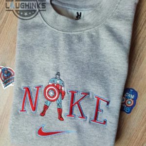 nike logo comic character embroidered shirt embroidery tshirt sweatshirt hoodie gift laughinks 1
