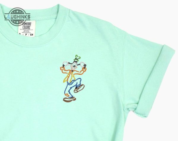 goofy embroidered tshirt fab 5 shirt goofy t shirt disney vacation shirt disney tshirt womens disney shirt embroidery tshirt sweatshirt hoodie gift laughinks 1