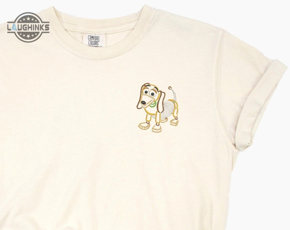 Toy Story Slinky Dog Embroidered Tshirt Toy Story Embroidered Shirt Slinky Dog T Shirt Pixar Shirt Disney Tshirt Womens Disney Shirt Embroidery Tshirt Sweatshirt Hoodie Gift