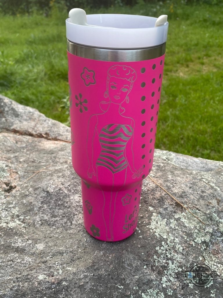 Barbie Tumbler 40 Oz Come On Barbie Lets Go Party Laser Engraved ...