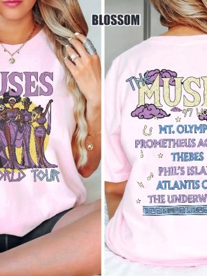 Disney Hercules The Muses 97 World Tour Shirt Retro Disney Hercules Diva The Muses Song Concert Music Disney Hercules Musical Unique revetee 2