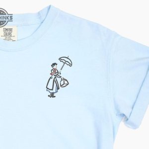 mary poppins embroidered tshirt mary poppins embroidered shirt mary poppins t shirt disney shirt disney tshirt womens disney shirt embroidery tshirt sweatshirt hoodie gift laughinks 1 1