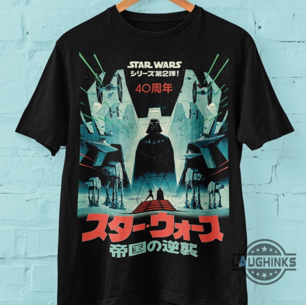 Japanese Star Wars Shirt Sweatshirt Hoodie Mens Womens Kids Star Wars Disney Movie Tshirt Graphic Darth Vader Tee Shirts Great Star Wars Poster Fan Gift