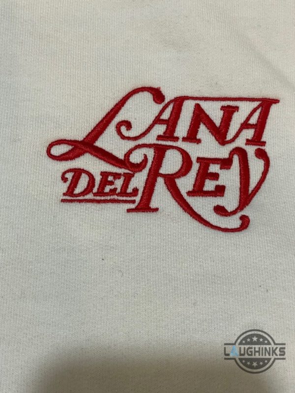 lana del rey t shirt sweatshirt hoodie mens womens lana del rey embroidered crewneck shirts lana del rey embroidery sweater love lana del rey tour tshirt laughinks 1