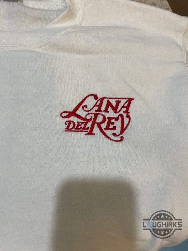 lana del rey t shirt sweatshirt hoodie mens womens lana del rey embroidered crewneck shirts lana del rey embroidery sweater love lana del rey tour tshirt laughinks 5