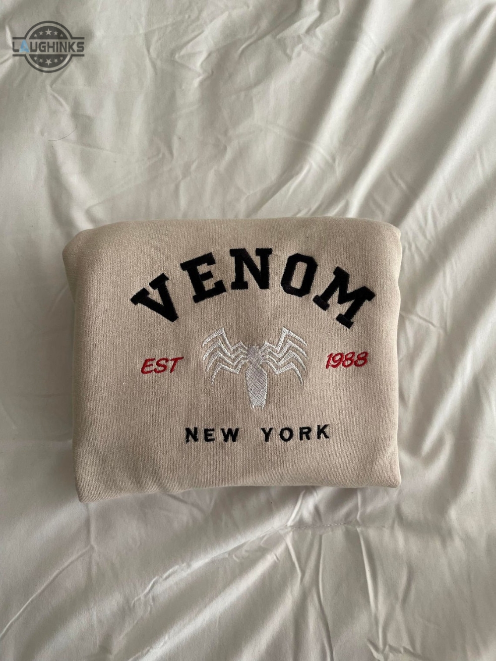 Vintage Venom Nyc Embroidered Sweatshirt Embroidery Tshirt Sweatshirt Hoodie Gift