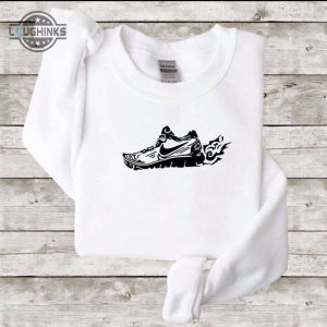 shoe custom embroidered sweatshirt men women unisex clothing embroidery tshirt sweatshirt hoodie gift laughinks 1