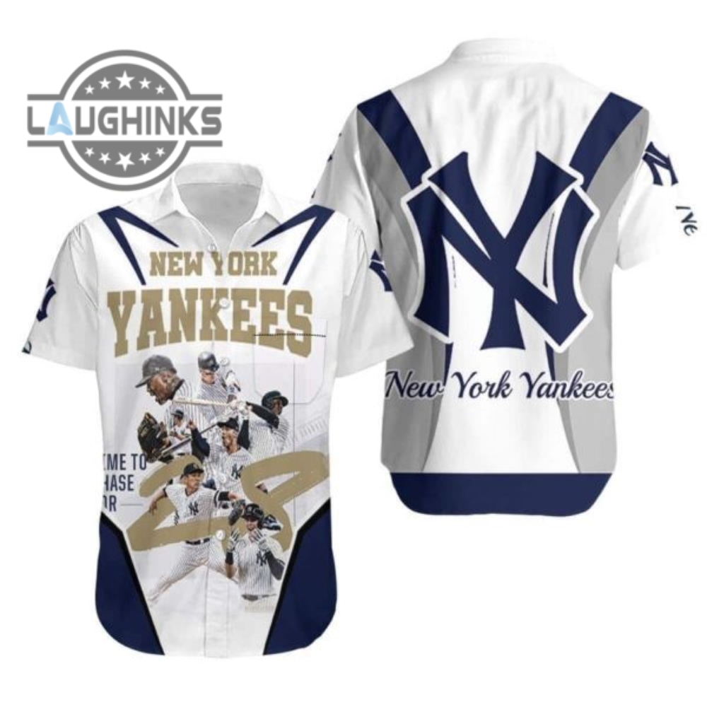 Mlb New York Yankees Hawaiian Shirt Beach Gift For Baseball Lovers Ny Yankees Button Up Shirt And Shorts Mlb Baseball Aloha Beach Shirt