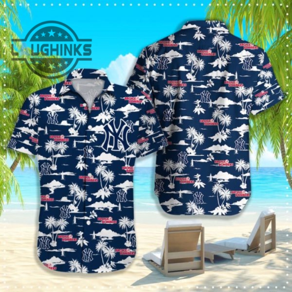 New York Yankees Team Mlb Tropical Shirt Yankees Hawaiian Shirt Ny Yankees Button Up Shirt And Shorts Mlb Baseball Aloha Beach Shirt