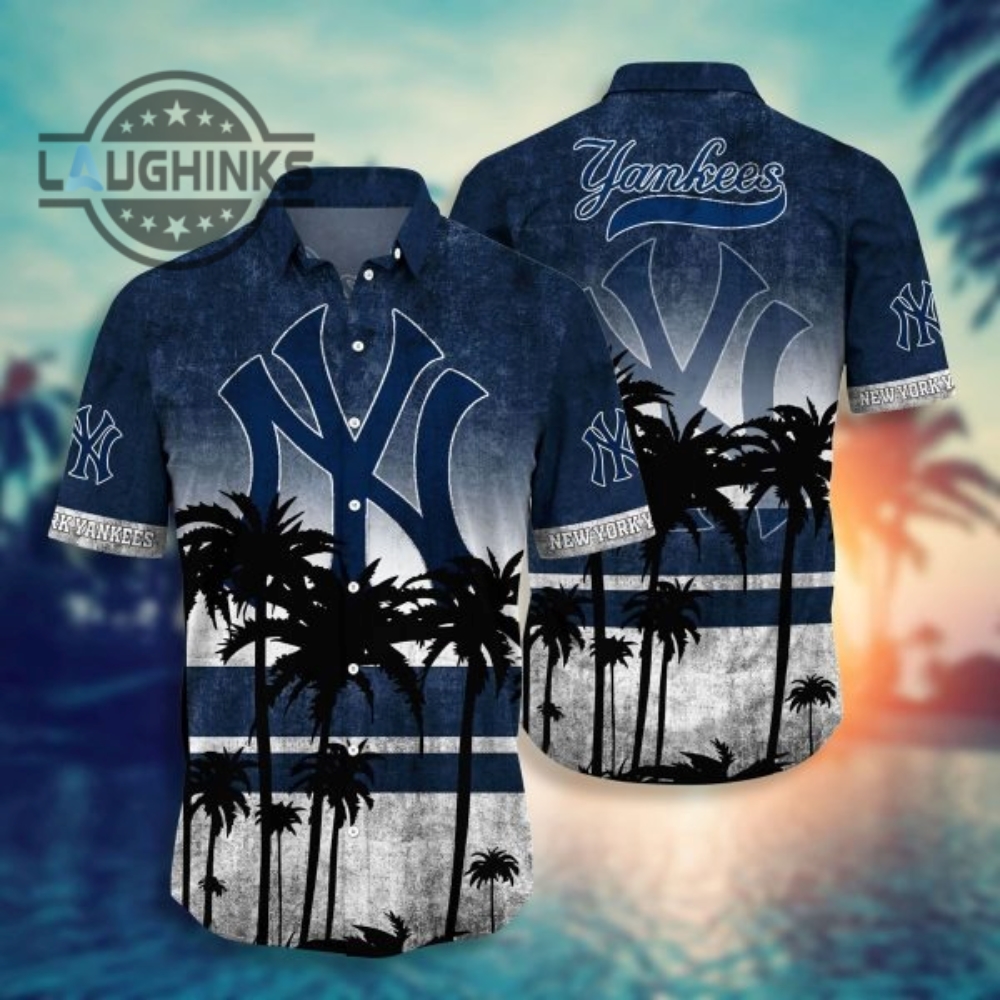 Mlb New York Yankees New Design Hawaiian Shirt Gift For Yankees Fan Yankees Tropical Shirt Ny Yankees Button Up Shirt And Shorts Mlb Baseball Aloha Beach Shirt