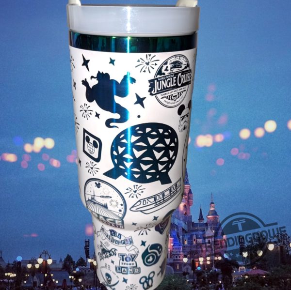Magical Theme Park Vacation Stanley Cup 40 Oz Engraved Tumbler Disney Stanley Tumbler Gift For Fan trendingnowe 2