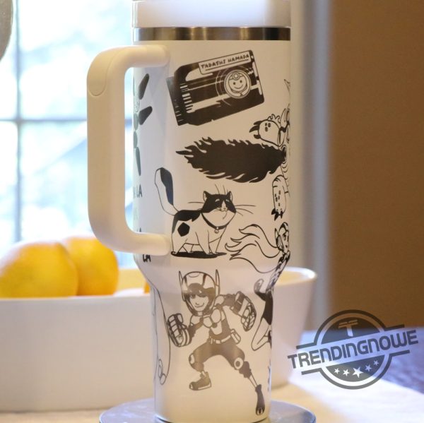 Disney Big Hero 6 Stanley Cup Engraved Tumbler Disney Stanley Tumbler Fan Gift Travel Cup For Her Him trendingnowe 5