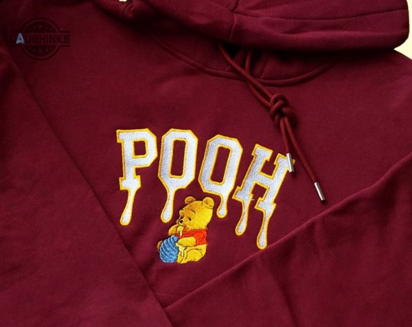 winnie the pooh embroidered sweatshirt hoodie embroidered sweatshirt winnie the pooh embroiderypooh hoodieshigh quality unisex hoodie embroidery tshirt sweatshirt hoodie gift laughinks 1