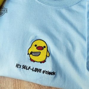 embroidered meme yellow duck self love inspiration embroidered sweatshirt embroidered shirt love gifts valentines day gift meme clothes embroidery tshirt sweatshirt hoodie gift laughinks 1