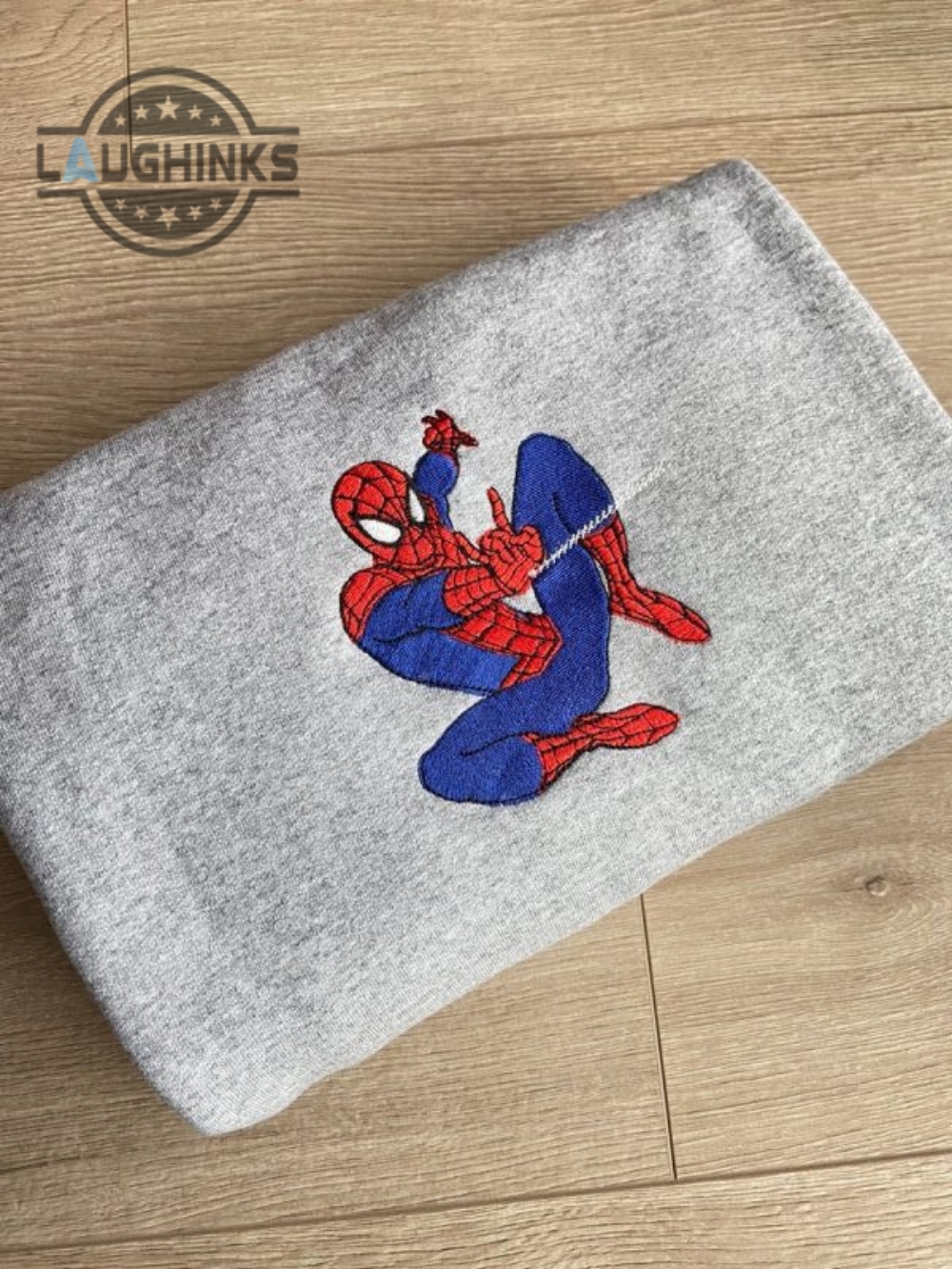 Marvel Spiderman Embroidered Sweatshirt Embroidery Tshirt Sweatshirt Hoodie Gift