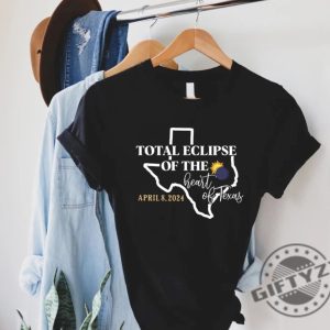Custom 2024 Solar Eclipse Shirt Texas Solar Eclipse Tshirt Matching Family Eclipse Hoodie Astronomy Lover Gift Celestial Sweatshirt April 2024 Shirt giftyzy 4