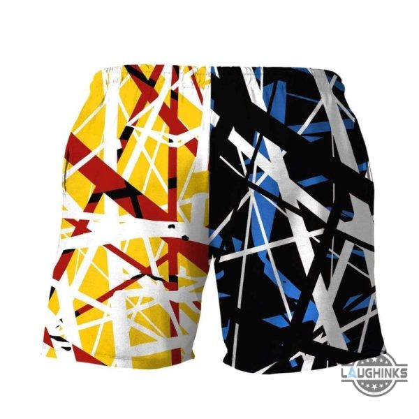 3d frankenstrat rgb mix custom beach summer men beach shorts swim trunks hawaiian shirt style printed 3d swim trunks qt207030za aloha summer beach button up shirts and shorts laughinks 1 2