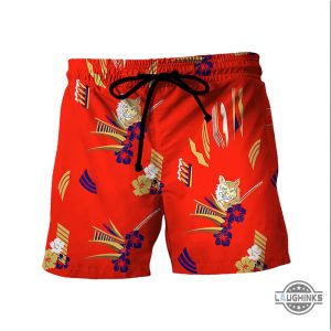 3d tony montana al pacino in scarface hawaiian shirt short men beach shorts qt207239za aloha summer beach button up shirts and shorts laughinks 1
