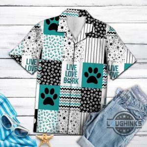live love bark dog tropical hawaiian shirt 131 aloha hawaii shirts aloha summer beach button up shirts and shorts laughinks 1