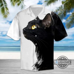 amazing black cat tropical hawaiian shirt 131 aloha hawaii shirts aloha summer beach button up shirts and shorts laughinks 1 1