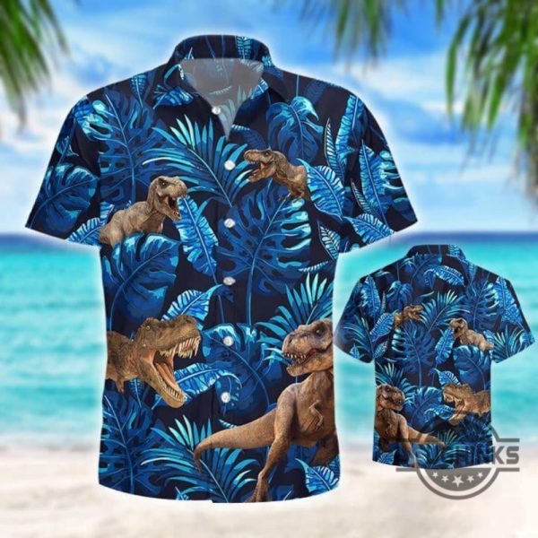 trex tropical hawaiian shirt 131 aloha hawaii shirts aloha summer beach button up shirts and shorts laughinks 1