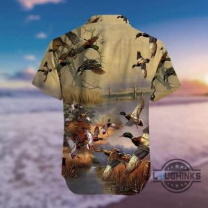 duck hunting tropical hawaiian shirt 131 aloha hawaii shirts aloha summer beach button up shirts and shorts laughinks 1 2