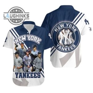 new york yankees legend pitchers for fan hawaiian shirt hawaiian beach shirt gift for husband ny yankees button up shirt and shorts mlb baseball aloha beach shirt laughinks 1