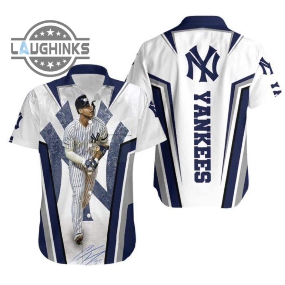 Gleyber Torres Hawaiian Shirt New York Yankees Hawaiian Shirt Ny Yankees Button Up Shirt And Shorts Mlb Baseball Aloha Beach Shirt