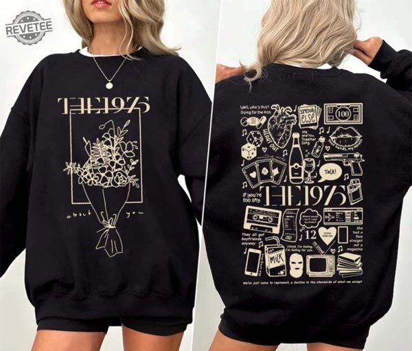 Retro The 1975 Tour 2023 Sweatshirt The 1975 Band Members The 1975 Tour Merch The 1975 Europe Tour 2024 The 1975 Tour Dates Unique revetee 1