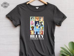 Bluey Eras Tour Shirt Bluey Family Shirt Bluey Cartoon Shirt Bluey Birthday Party Shirt Bluey Heeler Shirt Bluey Birthday Shirt Bingo Bluey Unique revetee 3