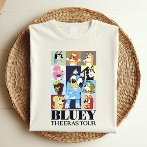 Bluey Eras Tour Shirt Bluey Family Shirt Bluey Cartoon Shirt Bluey Birthday Party Shirt Bluey Heeler Shirt Bluey Birthday Shirt Bingo Bluey Unique revetee 4