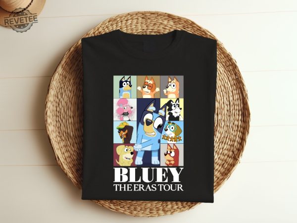Bluey Eras Tour Shirt Bluey Family Shirt Bluey Cartoon Shirt Bluey Birthday Party Shirt Bluey Heeler Shirt Bluey Birthday Shirt Bingo Bluey Unique revetee 5