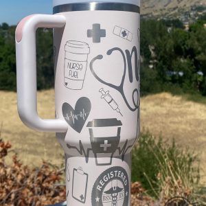 Nurse Stanley Cup Stanley Adventure Quencher 40 Oz Tumbler Gift For Nurse trendingnowe 2
