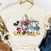 Disney Cute Mickey Mouse And Friends Squad Sketch Retro Shirt Disneyworld Shirt Cartoon Characters Shirt Donald Duck Pluto Disney Unique revetee 1