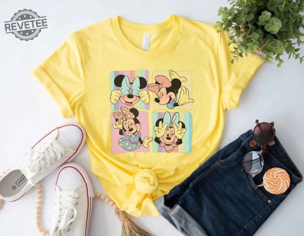 Minnie Mouse Collage Shirt Retro Minnie Mouse Shirt Disney Family Shirts Disneyland Shirt Magic Kingdom Minnie Besties Shirt Unique revetee 1