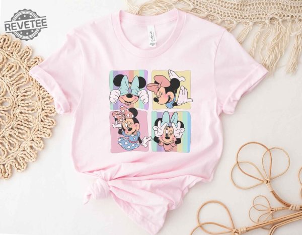 Minnie Mouse Collage Shirt Retro Minnie Mouse Shirt Disney Family Shirts Disneyland Shirt Magic Kingdom Minnie Besties Shirt Unique revetee 2