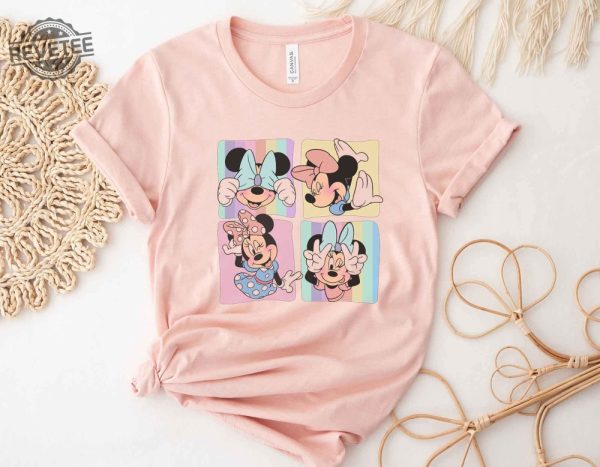 Minnie Mouse Collage Shirt Retro Minnie Mouse Shirt Disney Family Shirts Disneyland Shirt Magic Kingdom Minnie Besties Shirt Unique revetee 3