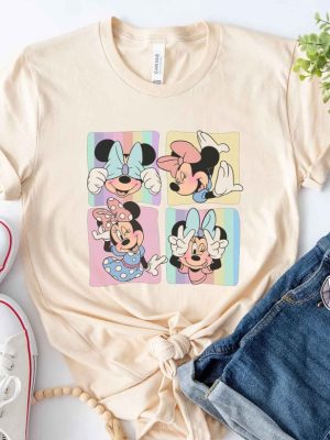 Minnie Mouse Collage Shirt Retro Minnie Mouse Shirt Disney Family Shirts Disneyland Shirt Magic Kingdom Minnie Besties Shirt Unique revetee 4