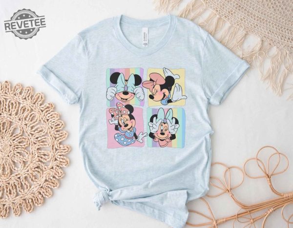 Minnie Mouse Collage Shirt Retro Minnie Mouse Shirt Disney Family Shirts Disneyland Shirt Magic Kingdom Minnie Besties Shirt Unique revetee 5