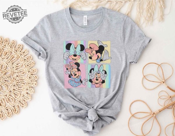 Minnie Mouse Collage Shirt Retro Minnie Mouse Shirt Disney Family Shirts Disneyland Shirt Magic Kingdom Minnie Besties Shirt Unique revetee 6