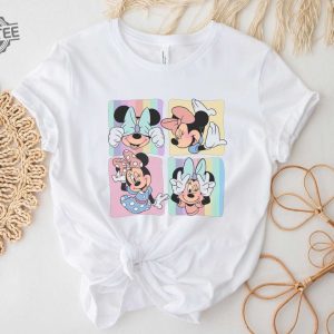 Minnie Mouse Collage Shirt Retro Minnie Mouse Shirt Disney Family Shirts Disneyland Shirt Magic Kingdom Minnie Besties Shirt Unique revetee 7