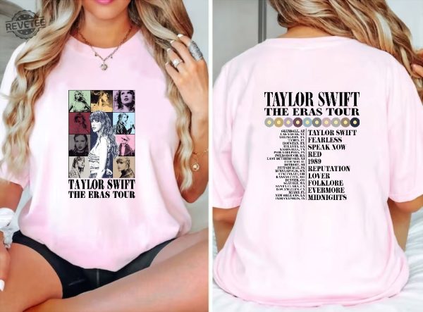 Taylor Swift The Eras Tour Taylor Swift Merch Taylor Swift Party Meet Me At Midnight The Eras Tour Shirt Taylors Version Taylor Swift Tshirt Unique revetee 1