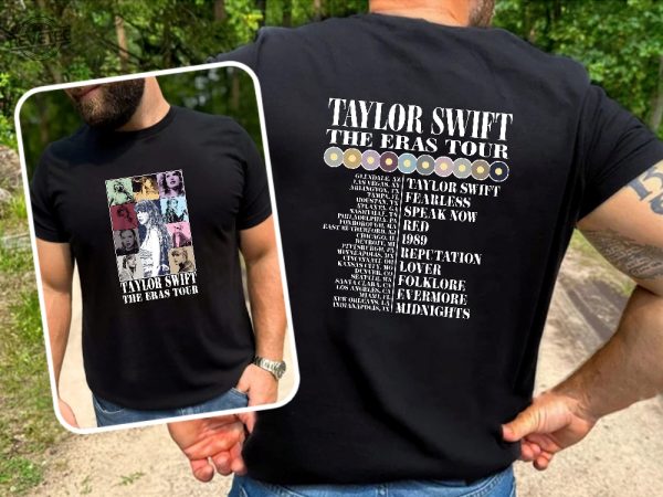 Taylor Swift The Eras Tour Taylor Swift Merch Taylor Swift Party Meet Me At Midnight The Eras Tour Shirt Taylors Version Taylor Swift Tshirt Unique revetee 2