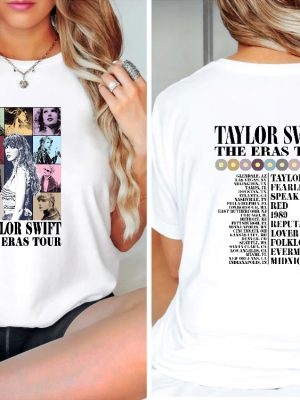 Taylor Swift The Eras Tour Taylor Swift Merch Taylor Swift Party Meet Me At Midnight The Eras Tour Shirt Taylors Version Taylor Swift Tshirt Unique revetee 4