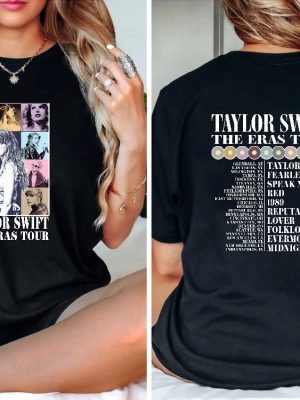 Taylor Swift The Eras Tour Taylor Swift Merch Taylor Swift Party Meet Me At Midnight The Eras Tour Shirt Taylors Version Taylor Swift Tshirt Unique revetee 5