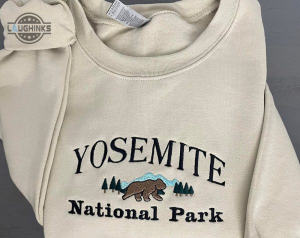 yosemite embroidered sweatshirt vintage yosemite embroidered crewneck yosemite california sierra nevada trending vintage sweatshirts embroidery tshirt sweatshirt hoodie gift laughinks 1