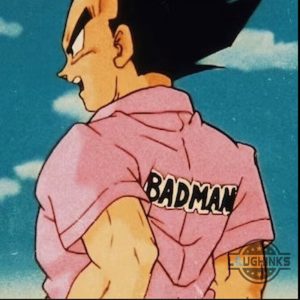 vegeta badman shirt sweatshirt hoodie mens womens back side dragonball zs vegeta badman cotton tee vegeta cosplay pink tshirt akira toriyama anime gift laughinks 5